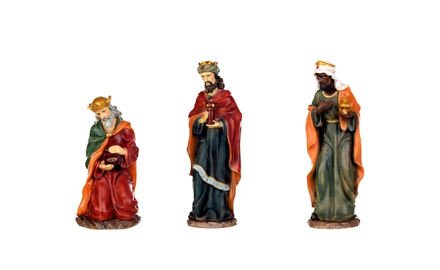 Los tres reyes magos Figuras de cerámica