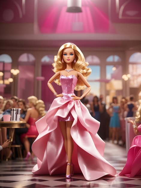 Treten Sie ein ins Rampenlicht: Barbies glamouröse Reise als Filmstar entfaltet sich