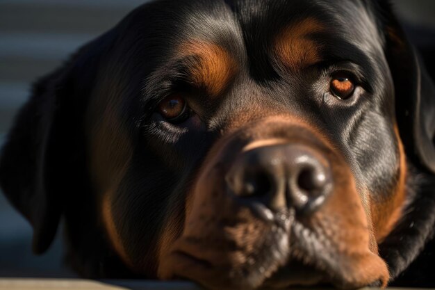 Treuer Rottweiler