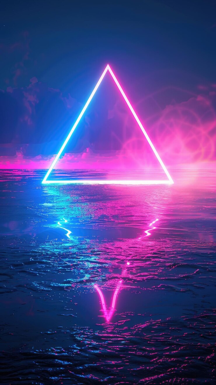 el triángulo es la luz del arco iris