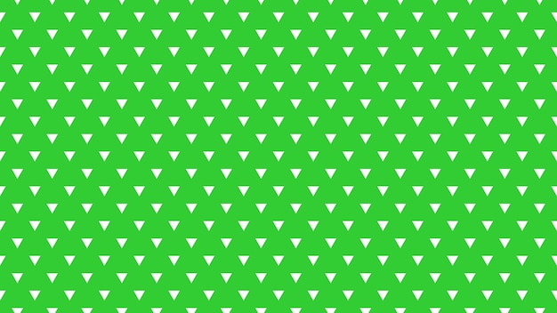 Triângulos de cor branca sobre fundo verde limão