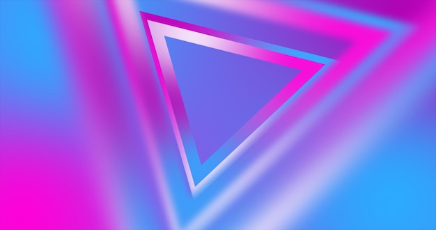 Triângulos roxos e rosa abstratos brilhante suculento fundo de loop abstrato desfocado