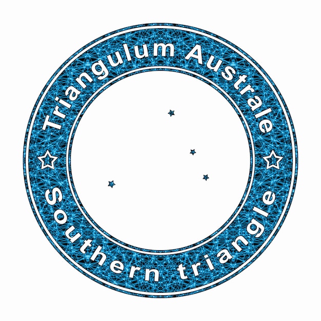 Triangulum Australe Star Constellation Constelação do Triângulo Sul