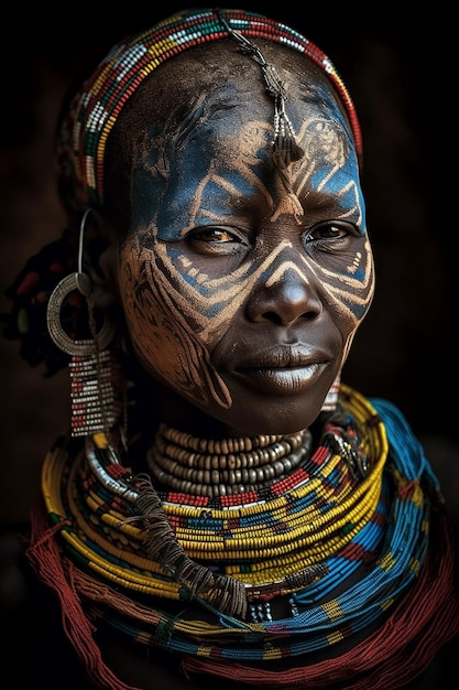 Tribus africanas Retratos íntimos y poderosos que capturan la belleza y la diversidad del Cu tradicional