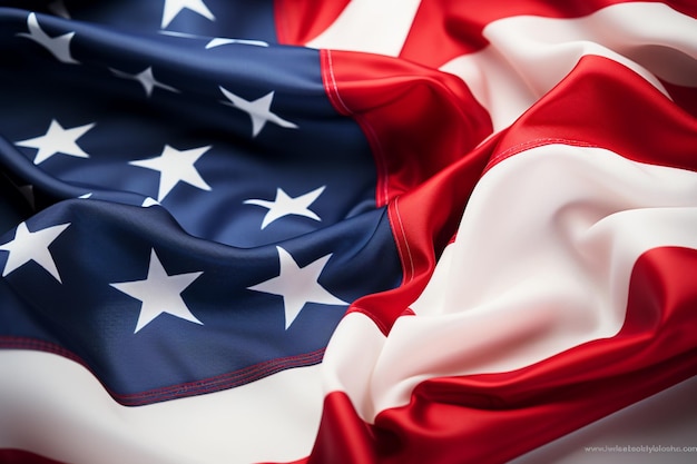 El tributo en forma de corazón de la bandera de los Estados Unidos encarna creativamente el espíritu del Día de la Independencia