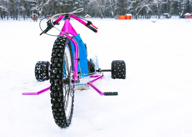 Foto trike im schnee