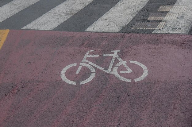 Trilha de bicicleta