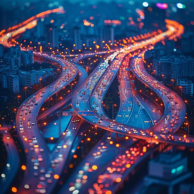 Foto trilha de luz de velocidade fundo moderno