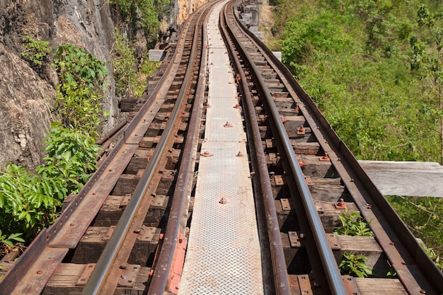 trilhos ferroviários