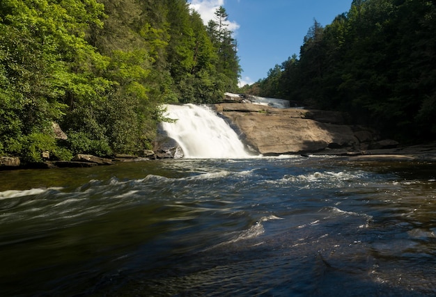 Triple Falls en Dupont State Forest Carolina del Norte