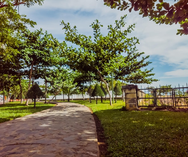 Triste niño solitario sentado en un columpio mirando hacia abajo en el suelo esperando amigos o mientras los padres están ocupados Verano infancia ocio amistad y concepto de personas