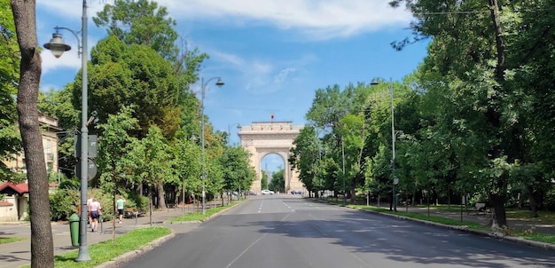 Triumphbogen in Bukarest, Rumänien