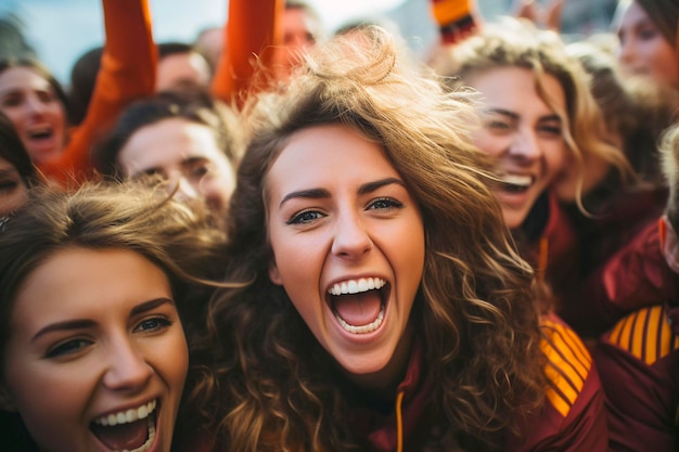 Triumphierender Sieg der spanischen Frauen-Fußballnationalmannschaft mit generativer KI