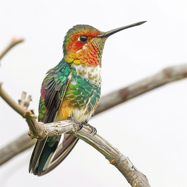 Foto a trochilidae en fondo blanco identificación de trabajo 8ae6ca7d16334b6d8cb47d66ad66d44a