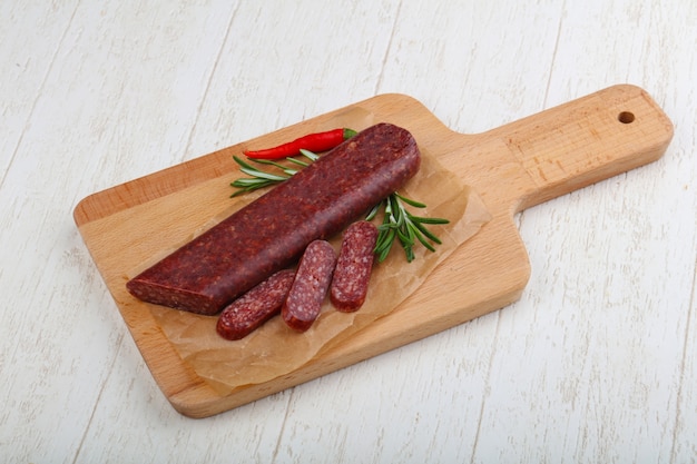 Trockene Salami