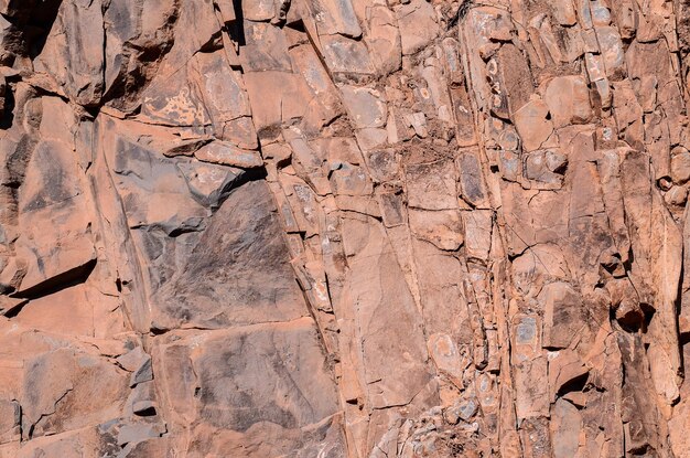 Trockener Lava-basaltischer Felsen-Stein-Beschaffenheits-Hintergrund