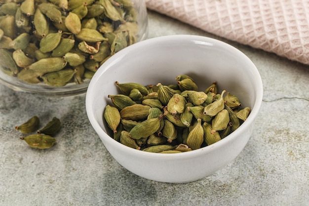 Trockenes Kardamom-Aroma-Gewürz