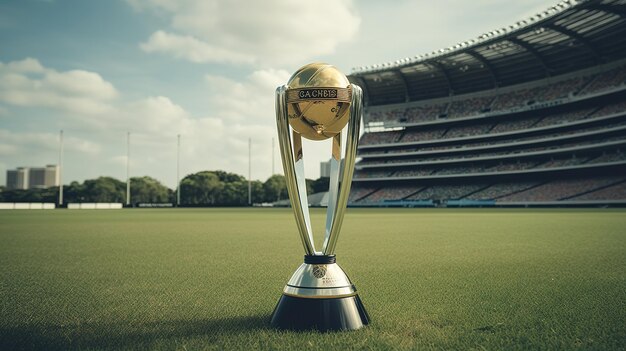 Trofeo de la Copa Mundial de Cricket Ai generativo