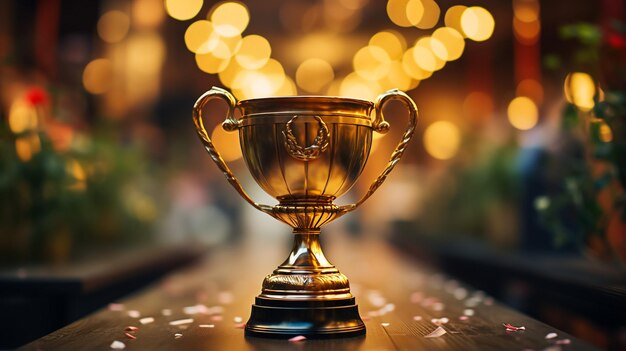 Troféu da Rússia da Copa do Mundo da FIFA contra o pano de fundo do estádio Luzhniki em Moscou