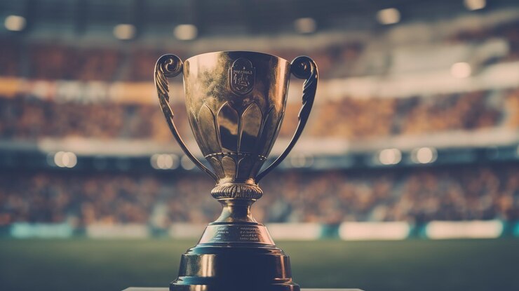 Foto troféu desportivo de prestígio