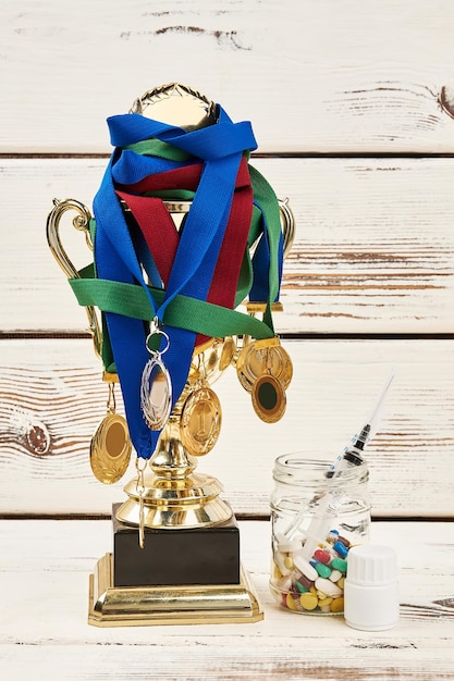 Troféu ganho por jogo desleal