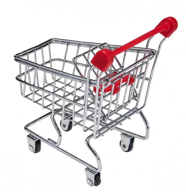 Trolley Silber Supermarkt einkaufen