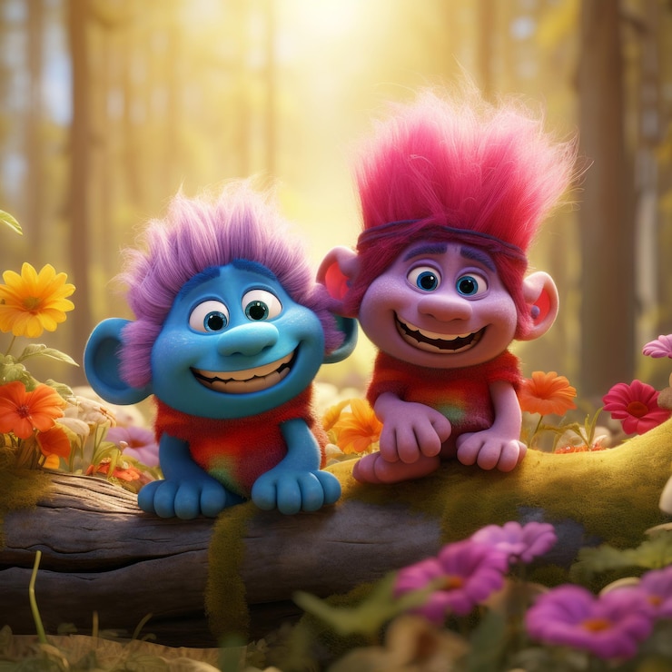 Foto trolls e pixar uma viagem ao mundo animado