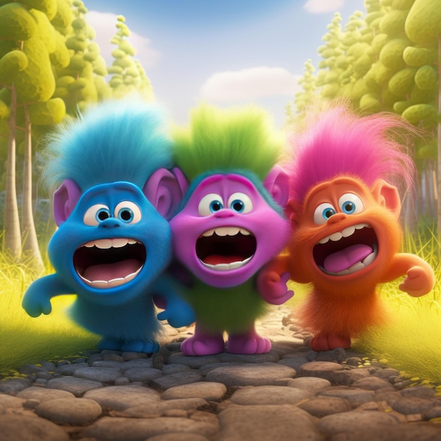 Trolls y Pixar Una colaboración de animación mágica