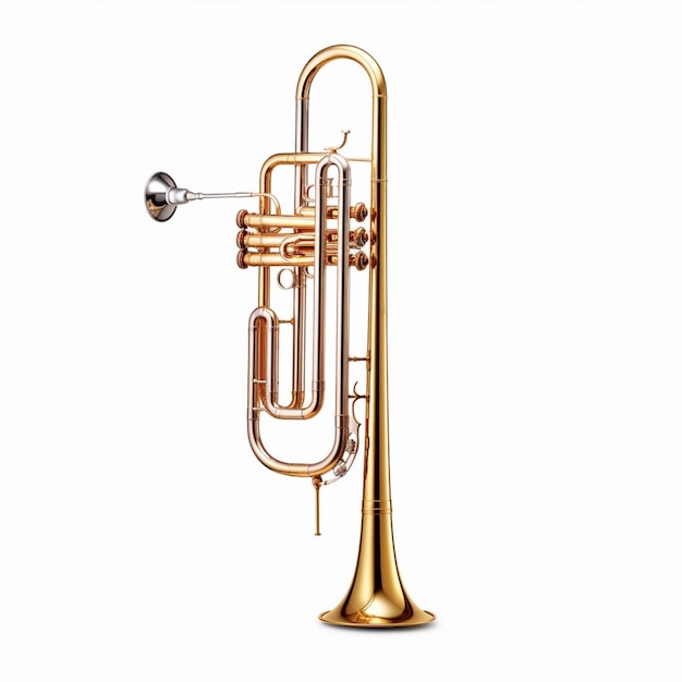 Trombone mit weißem Hintergrund hochwertige Ultra h