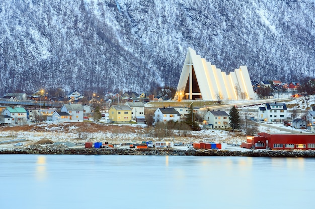 Tromso Cityscape Arctic Cathedral
