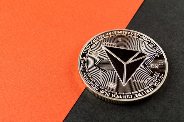 Foto tron trx es una forma moderna de intercambio y mercado web