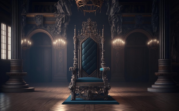 El trono en la oscuridad