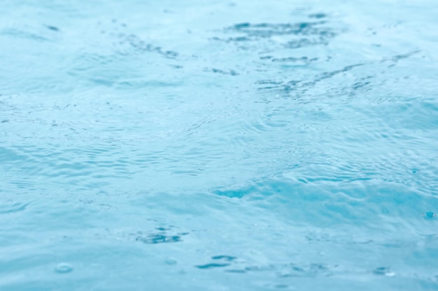 Tropfen auf der Wasseroberfläche reinigen wässrige Oberfläche Naturhintergrund