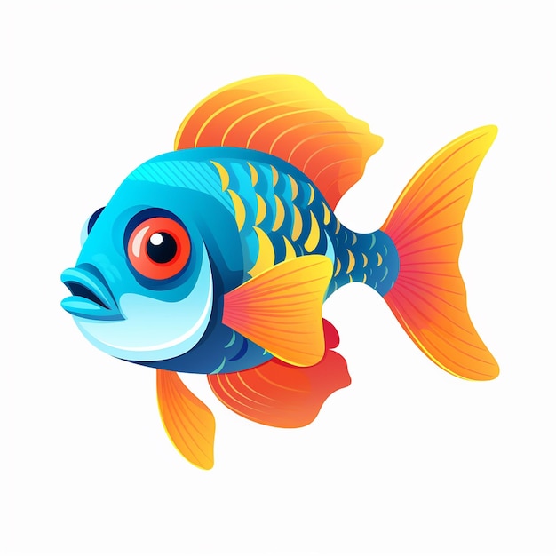 Tropische Fische - eine künstlerische Wasserglücklichkeit