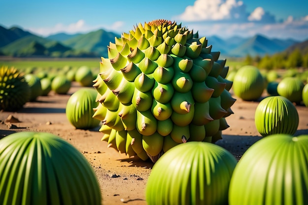 Tropische Früchte Durian köstliche ausländische importierte Früchte teure Durian Tapeten Hintergrund