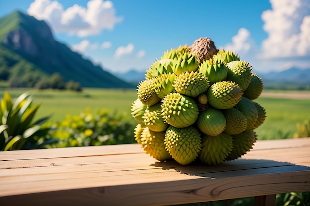 Tropische Früchte Durian köstliche ausländische importierte Früchte teure Durian Tapeten Hintergrund