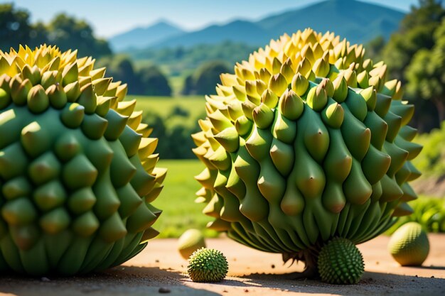 Tropische Früchte Durian köstliche ausländische importierte Früchte teure Durian Tapeten Hintergrund