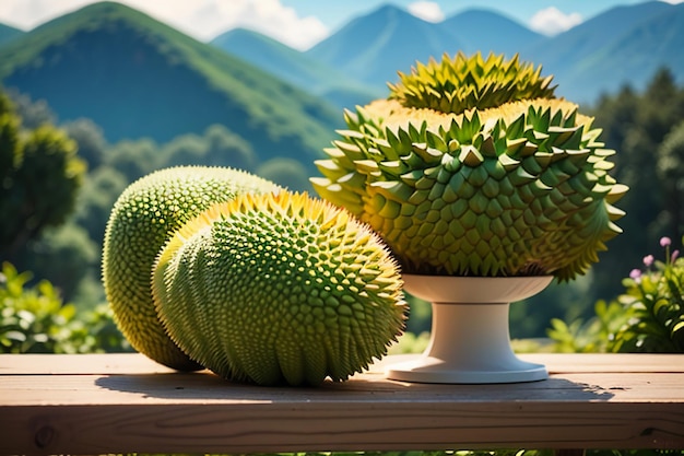 Tropische Früchte Durian köstliche ausländische importierte Früchte teure Durian Tapeten Hintergrund