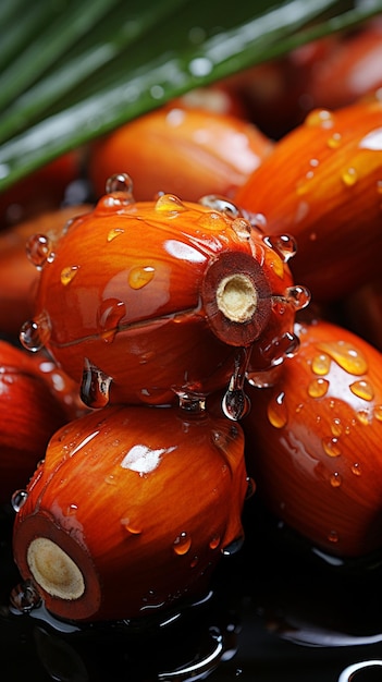 Tropische Palmfruchtpflanze zur Herstellung von Ölkerne zum Kochen