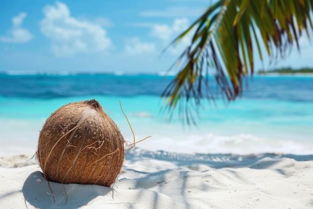 Foto tropische strandnatur sommerlandschaft