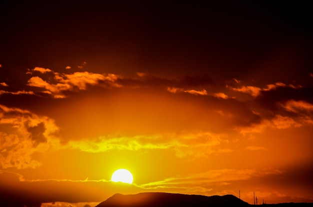 tropischen Sonnenuntergang