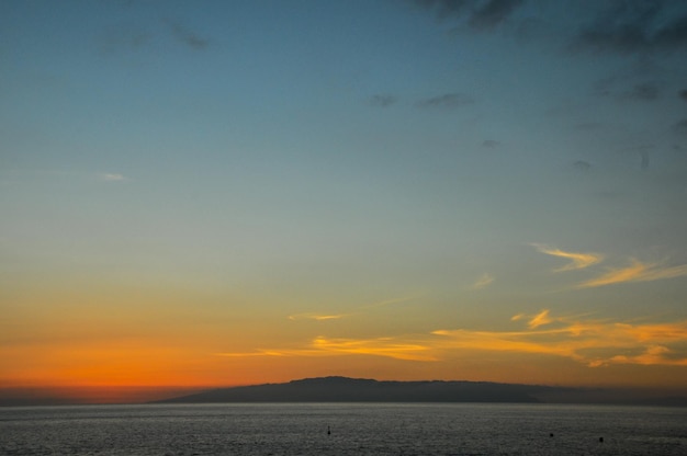 tropischen Sonnenuntergang