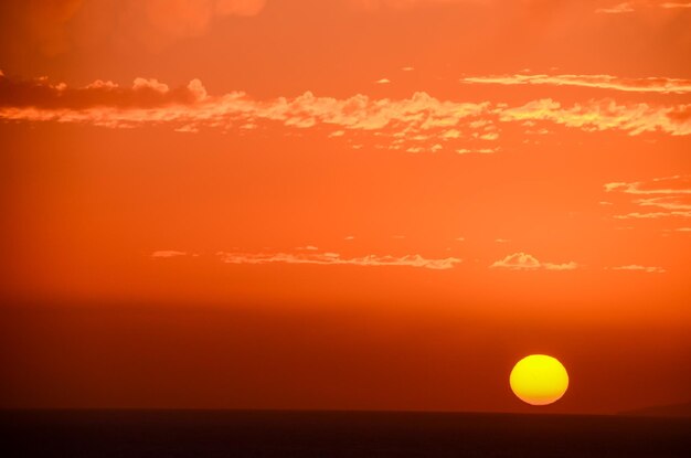 tropischen Sonnenuntergang