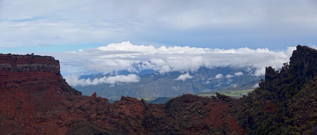 Trou Fanfaron am Commerson39s-Krater auf der Insel La Réunion