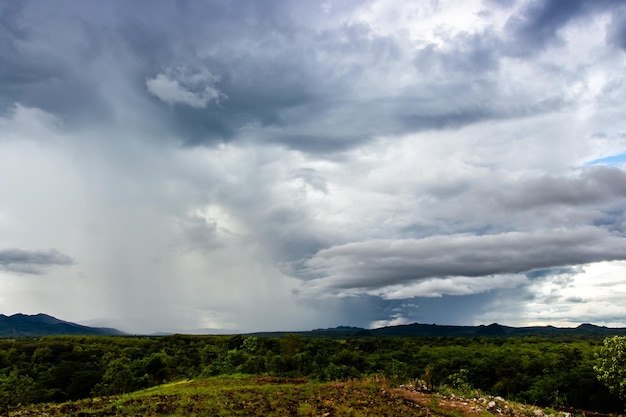 trovão tempestade céu Chuva nuvens