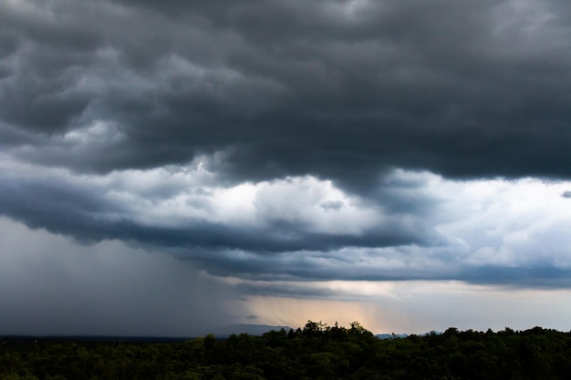 trovão tempestade céu Chuva nuvens