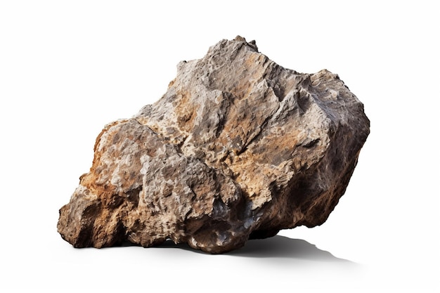 Un trozo de roca con la palabra roca en él