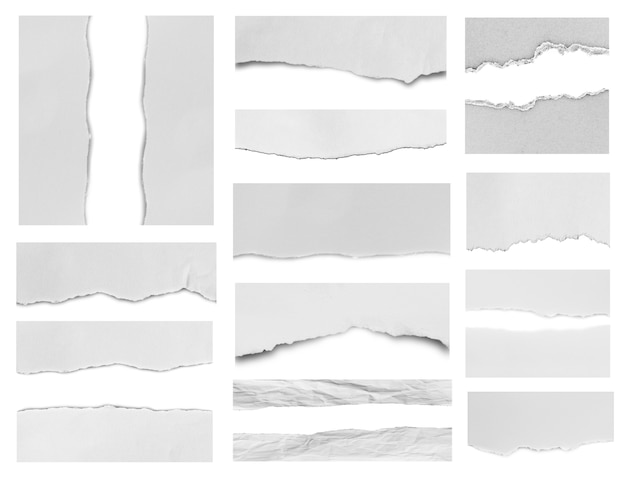 Trozos de fondo de textura de papel rasgado con espacio de copia para texto