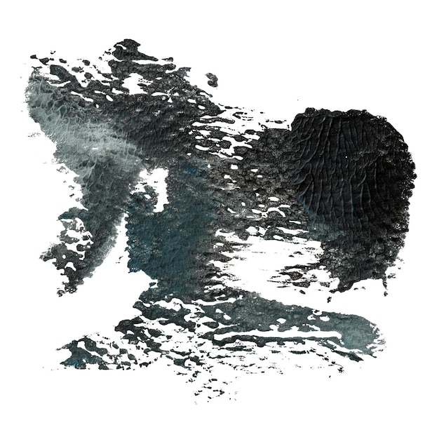 Trucado de pincel negro y gris png transparente