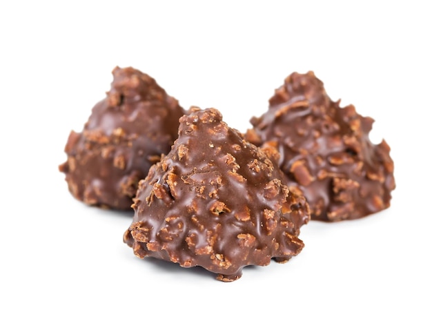 Trufas de caramelos de chocolate